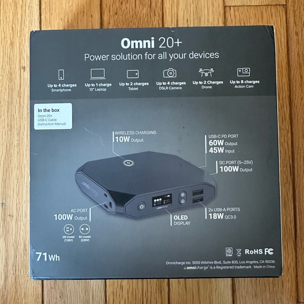 Omni 20+ all-in-one power solution